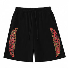 Balenciaga Logo Printed Knit Shorts