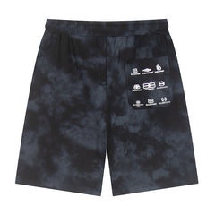 Balenciaga Logo Printed Knit Shorts