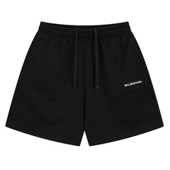 Balenciaga Logo Printed Knit Shorts