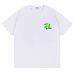 Off White Logo Pattern Printed T-Shirt