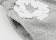 Denim Tears Cotton Wreath Sweat Shorts Grey