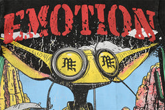 MIXED EMOTION Washed Black Tee