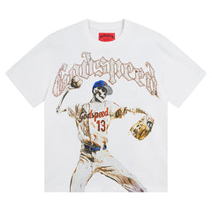 Godspeed Skeletons Athlete T-Shirts #3003