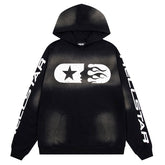 Hellstar Studios Logo Printed Zip Hoodie