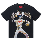 Godspeed Skeletons Athlete T-Shirts #1003