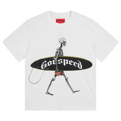 Godspeed Skeletons Surf Day T-Shirts #3025
