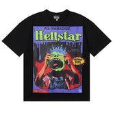 Hellstar P2P Preto Branco T-Shirt
