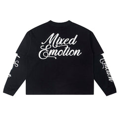 MIXED EMOTION “Blur” Thermal Long Sleeve Tee