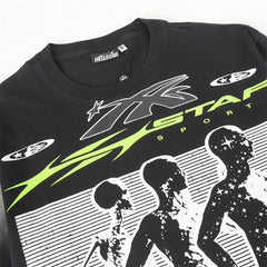 Hellstar Running Pattern T-Shirt