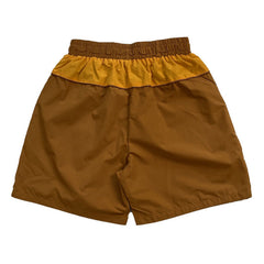 RHUDE Colorblock Embroidered Letters Shorts