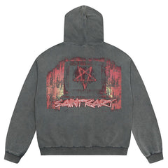 SAINT MICHAEL Graphic Printed Hoodies