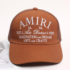 AMIRI Logo Trucker Caps