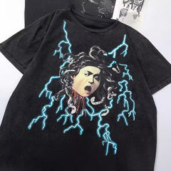 Saint Michael Medusa Short sleeve T-shirt