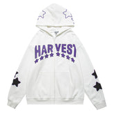 TIFO Star Letter Print Hoodie