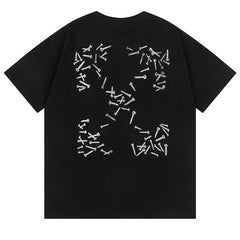 Off White Arrows-Print T-Shirts