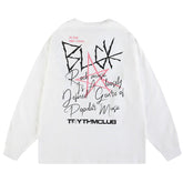 SMKLIFE Letter Printing Sweatshirts