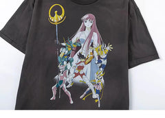 Saint Michael × Saint Seiya Short Sleeve T-Shirt