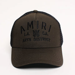 AMIRI logo-embroidered trucker cap