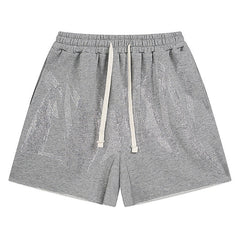 MIXED EMOTION Rhinestone Shorts