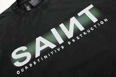 Saint Michael Logo Printed T-Shirt