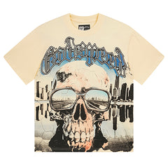 Godspeed Skeletons Pattern Printed T-Shirts #3037