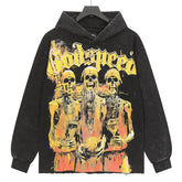 Godspeed Skull Basketball Player Hoodie