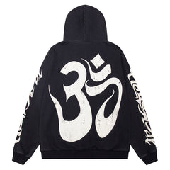 Hellstar OHM Yoga Zip Up Hoodie