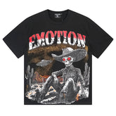 MIXED EMOTION Skeleton Cowboy Tee
