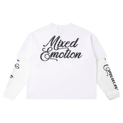 MIXED EMOTION “Blur” Thermal Long Sleeve Tee