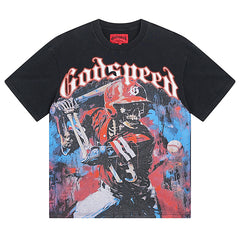 Godspeed Skeletons Baseball Player T-Shirts #1017