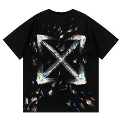 Off White Arrow Pattern Printed T-Shirt