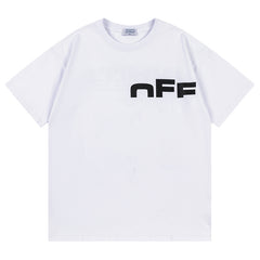 Off White Logo Pattern Printed T-Shirt