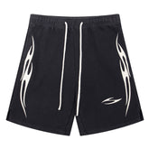 Hellstar Flame Printed Shorts