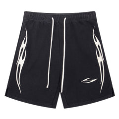 Hellstar Flame Printed Shorts