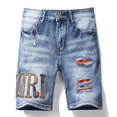AMIRI Logo Denim Shorts #2008