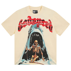 Godspeed Skeletons Pattern Printed T-Shirts #3035