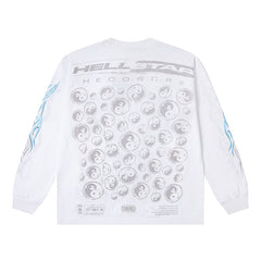 Hellstar Tai Chi Symbol Reversible Long Sleeve Tee