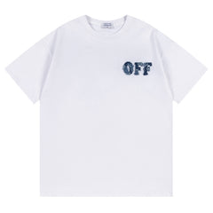 Off White Logo Pattern Printed T-Shirt