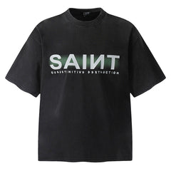 Saint Michael Logo Printed T-Shirt
