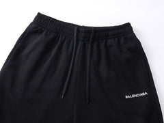 Balenciaga Logo Printed Knit Shorts