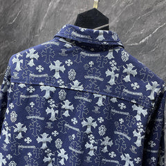 Chrome Hearts Shirt #8122 Blue