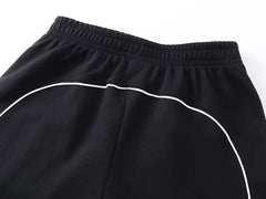 Balenciaga Logo Embroidered Knit Shorts
