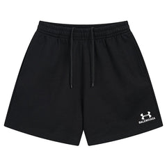 Balenciaga Logo Embroidered Knit Shorts