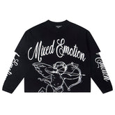MIXED EMOTION “Blur” Thermal Long Sleeve Tee