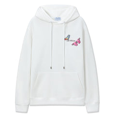 Off-White Butterfly Pattern Arrow Printed Hoodie