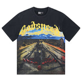 Godspeed Skeletons Knight Rose T-Shirts #1011