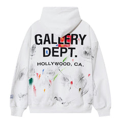 Gallery Dept Splatter Paint Printed Hoodie