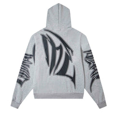 MIXED EMOTION Grey ‘Faded’ Hoodie