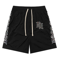 MIXED EMOTION “ME” Rhinestone Shorts