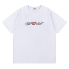 Off White Logo Pattern Printed T-Shirt